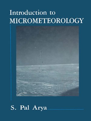 cover image of Introduction to Micrometeorology